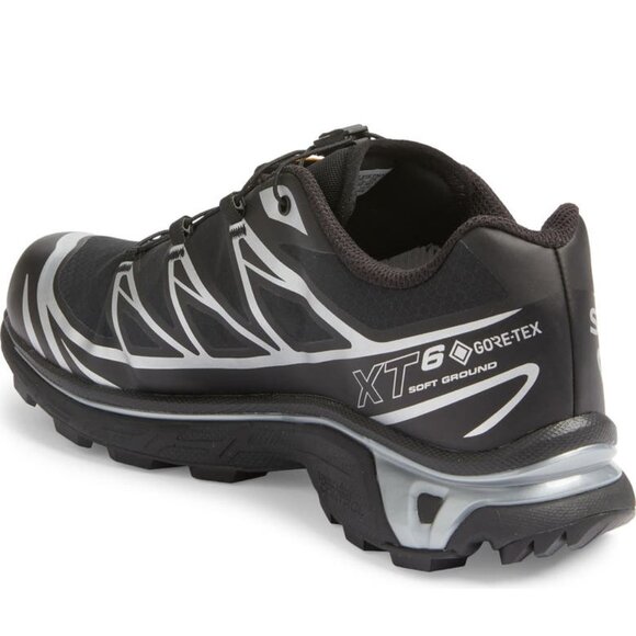 Salomon XT-6 Gore-Tex NEW Black/SilverSole Waterproof L47450600 Gender Inclusive - Picture 8 of 11